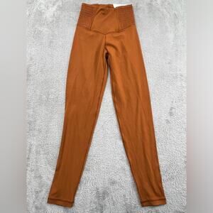 NEW Aerie XS Offline‎ Orange Brown High Rise Leggings